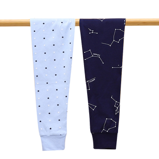 猫人男童单条裤子纯棉儿童100%全棉秋裤单件中大童春秋棉毛裤秋季