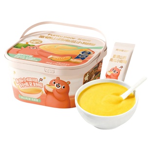 花田熊富硒山药南瓜糊小糊糊儿童早餐冲饮小米糊即食营养代餐粉