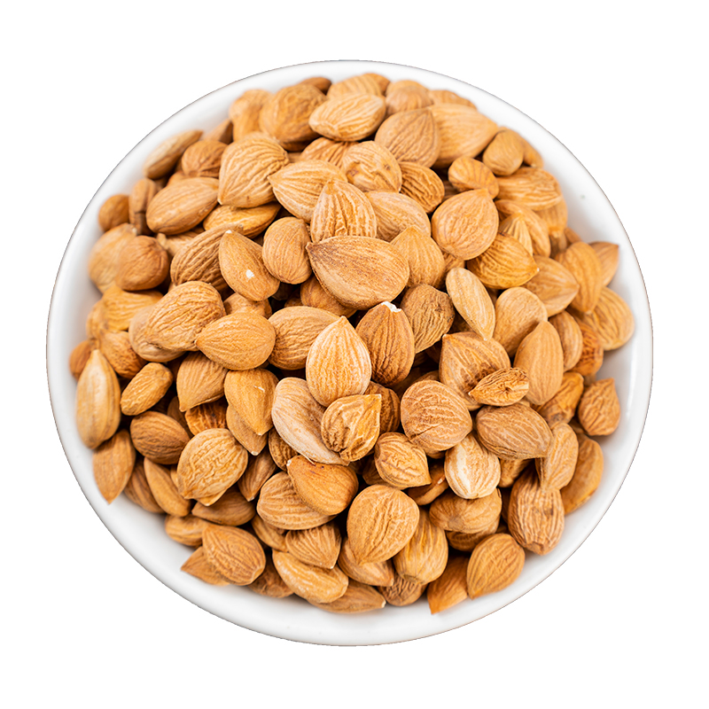 苦杏仁中药材正品官方旗舰店山北杏仁去皮生杏仁带皮药用炒苦杏仁