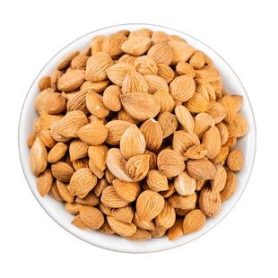 苦杏仁中药材正品官方旗舰店山北杏仁去皮生杏仁带皮药用炒苦杏仁