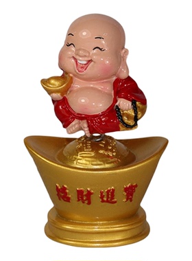 笑佛中控台居家桌面摆件送朋友