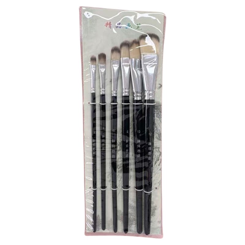 圆笔彩绘笔刷圆笔牡丹彩绘笔刷