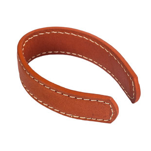 创意真皮烟斗架便携美式复古植鞣手镯阿美咔叽宽手环烟斗配件男士