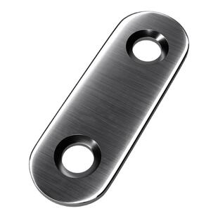 不锈钢平面一字直片L型90度直角固定器角码连接件铁片平角铁配件T