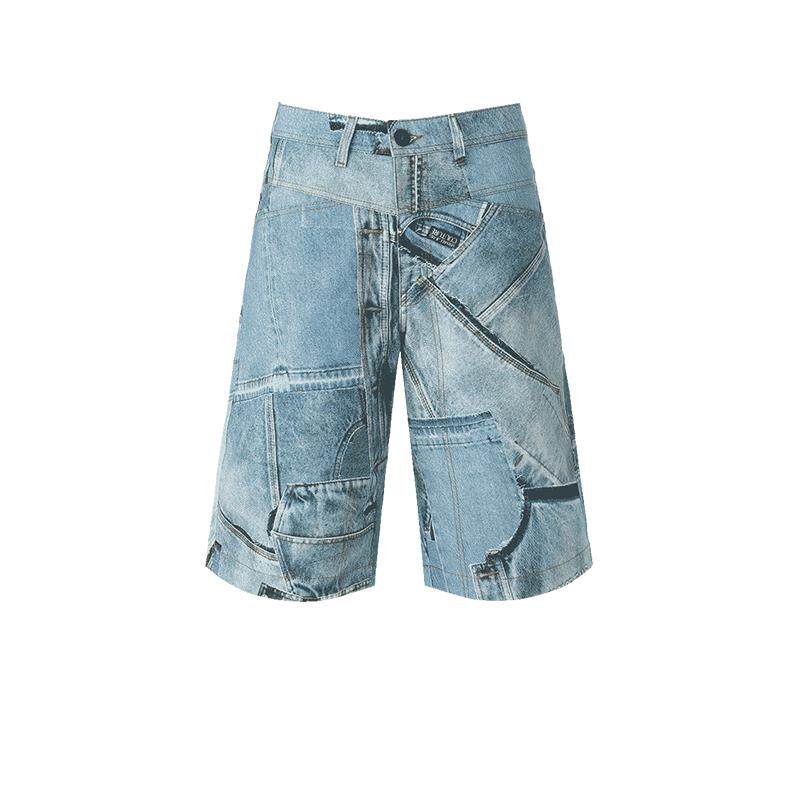 VersaceJeansCouture牛仔短裤