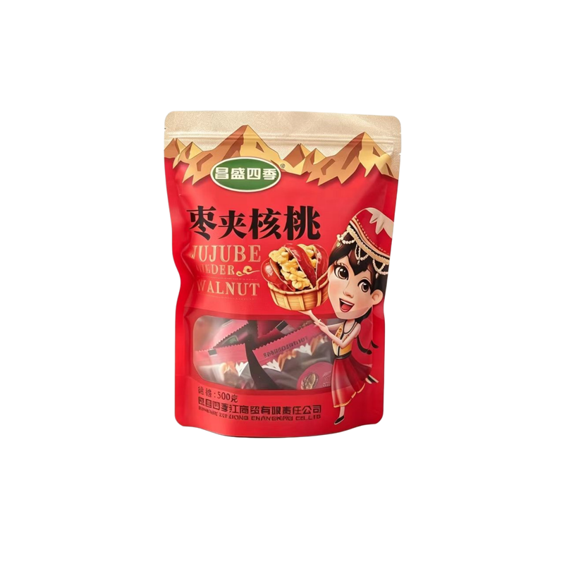 新疆和田红枣夹核桃仁独立小包