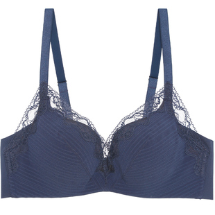 【气泡杯】爱慕内衣女小胸聚拢无钢圈软支撑蕾丝性感bra文胸胸罩