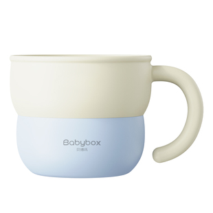 贝博氏babybox宝宝敞口杯儿童刷牙杯家用可爱卡通男女孩漱口防摔