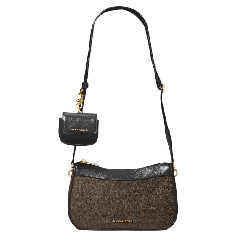 MKJetSet中号老花斜挎包