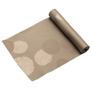 归云居 长安菊织锦茶席 金丝提花宫廷中式复古布艺桌旗知舍原创