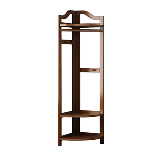 挂衣架落地卧室晚上睡觉衣服收纳拐角衣帽架小户型不占地方的衣架