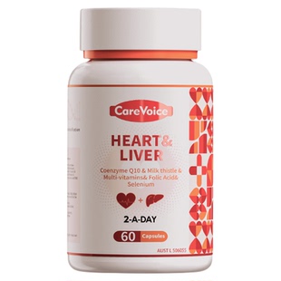 【澳洲进口】CareVoice心肝宝奶蓟草熬夜护肝片辅酶q10还原型胶囊