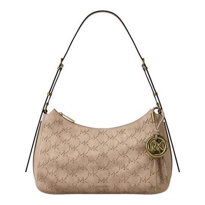 MKNolita中号立体压纹单肩包