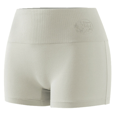 女士高腰收腹纯棉防走光平角内裤