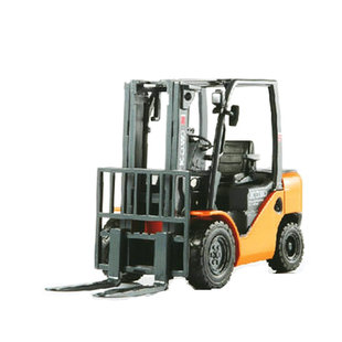 凯迪威合金工程车1:20轮式叉车仿真货运车搬货升降叉装机运输模型