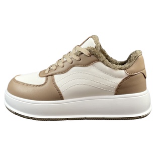 冬季加绒大码男鞋4E宽楦皮面保暖舒适厚底韩版时尚百搭休闲大棉鞋