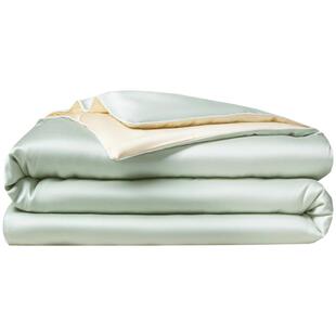 紫罗兰凉感水洗冰丝双拼夏凉被四件套学生宿舍简约夏被家用空调被