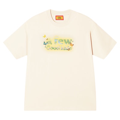 AFGK25SS花卉蝴蝶晕染短袖T恤