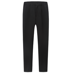 西装裤女工作裤子小个子高腰春秋款职业直筒正装黑色秋冬加绒西裤