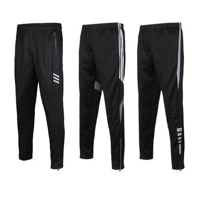 秋冬款速干加绒足球训练运动裤