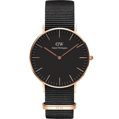 DW手表情侣款 CLASSIC系列纯色织纹石英手表时尚腕表休闲经典36MM