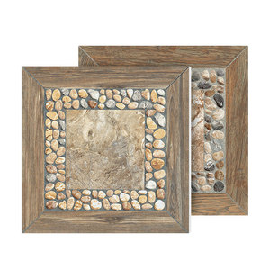 美式别墅户外庭院地砖复古阳台瓷砖室外花园仿古砖露台防滑木纹砖