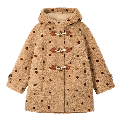 萌校长儿童皮草加厚外套