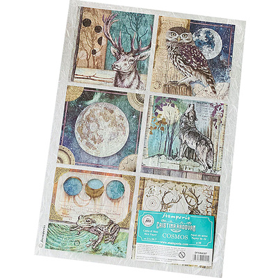 stamperia环宇cosmos绘本手工纸