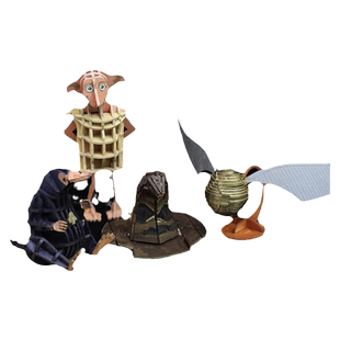 人文之宝哈利波特周边拼图积木哈迷礼物金色飞贼多比嗅嗅分院帽