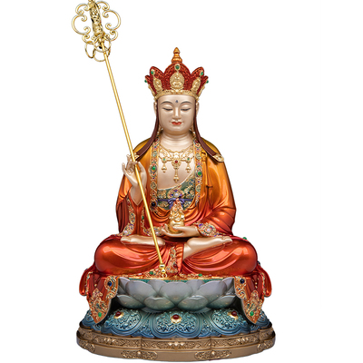 全堂佛西方三圣铜像桌面摆件