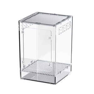 超大号爬宠透明亚克力饲养箱蜥蜴蛇睫角守宫爬虫缸生态蜗牛养殖盒