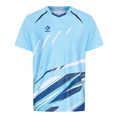薰风2025春夏羽毛球服男款短袖T恤速干熏风快干大赛文化衫KW-4118