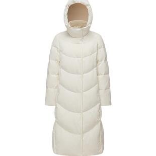 波司登2025冬季款羽绒服女商务通勤过膝长款保暖鹅绒服保暖正肩款