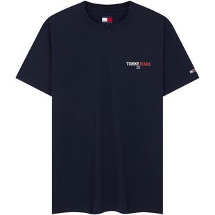 【标语T恤】Tommy25春夏新款男装纯棉美式复古印花圆领短袖上衣