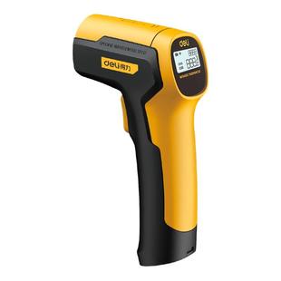 得力测温枪手持式红外线测温仪厨房油温枪高精度水温测量计工业用
