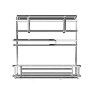 不锈钢冰箱置物架侧面挂架多层厨房用品神器侧壁家用多功能收纳架