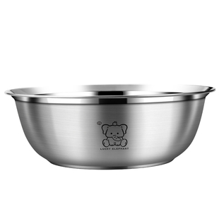 316不锈钢盆和面盆洗菜盆家用厨房食品级打蛋盆发面揉面盆子汤盆