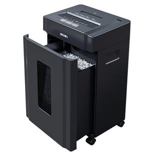 得力碎纸机办公室专用大容量废纸张文件粉碎机大型商用全自动碎纸机大功率电动可碎钉碎光盘碎卡机