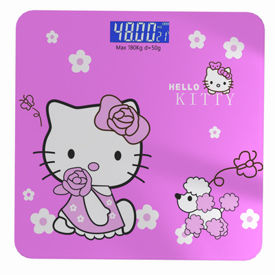 精准平板电池小型便携式体重称