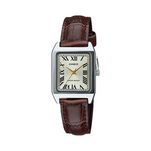casio卡西欧手表女精致小方块官方正品学生电子石英LTP-V007L-9B