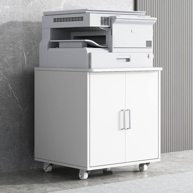 打印机柜茶水柜矮柜落地柜玻璃门边文件柜柜柜侧办公移动柜柜子