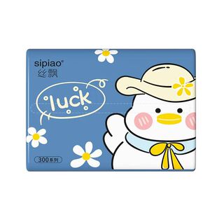 丝飘抽纸家用实惠装整箱压花加大加长餐巾纸卫生面巾亲肤纸抽纸巾