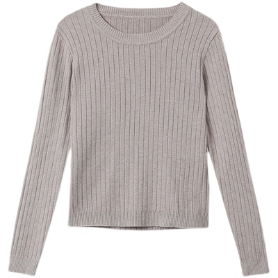 短款毛衣女秋冬2025新款圆领长袖