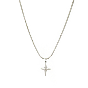 NFF不掉色钛钢锁骨链精致星星男生项链原创设计饰品高级感嘻哈链