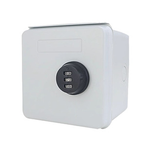 户外带锁插座盒电动瓶车充电源防雨保护箱86防水防盗明装密码锁盒