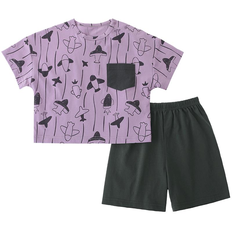 巴厘小猪男宝宝套装夏季儿童衣服
