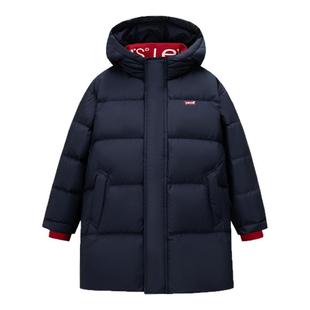 【新年红色防泼水】李维斯童装儿童羽绒服男女童保暖拜年外套冬季