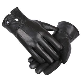 真皮手套男士冬季骑行加绒加厚保暖防风防水女士摩托车羊皮手套