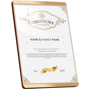 a4荣誉证书奖状展示框a3高端实木专利授权书装裱框架聘书外壳企业获奖结业木质奖牌定制打印亚克力相框摆台