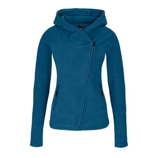 带帽抓绒衣女不起球连帽保暖防同外套户外开衫舒适透气速干修身